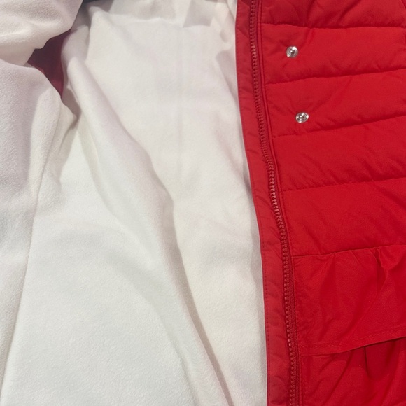 Gymboree Red Puffer Jacket with Ruffles - Picture 3 of 4